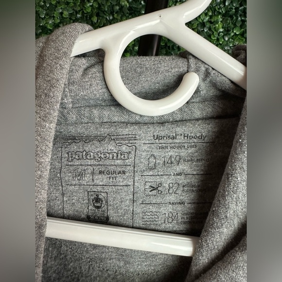 Patagonia Women’s Logo Uprisal M Gray Hoodie - Picture 7 of 7